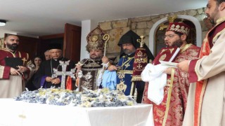 Türkiyenin tek Ermeni köyünde Meryem Ana ayini