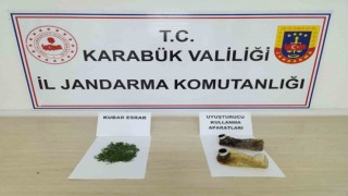 Üzerinde esrarla yakalandı