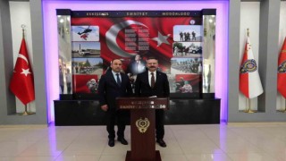 Vali Aksoy İl Emniyet Müdürü Yılmazı ziyaret etti
