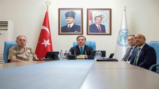 Vali Aydoğdu, Bakan Yerlikaya ve Tekinin başkanlığında yapılan toplantıya VKS üzerinden katıldı