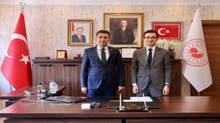 Vali Şefik Aygöl, Gölpazarı Kaymakamı Tahir Ardal ile bir araya geldi