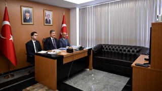 Vali Yılmaz, İçişleri Bakanının Video Konferans Toplantısına Katıldı