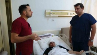 Vanlı hastanın kafa tabanından 6,5 santimlik kitle çıkarıldı