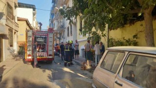 Yanık kokusu alan kurye, evi yanmaktan kurtardı
