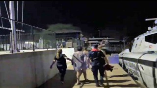 Yatta rahatsızlanan vatandaş tıbbi müdahale için kıyıya tahliye edildi