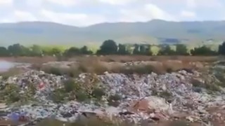Yenicede vatandaşların çöplük tepkisi