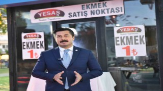 Yenişehirde ekmek 1 TLden satılmaya başlandı