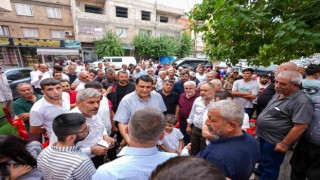 Yılmaz, mahalle ziyaretlerini aralıksız sürdürüyor