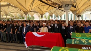 Yüksekovada bir otelde ölü bulunan TPAO Arama Daire Başkanı Sadioğlu son yolculuğuna uğurlandı