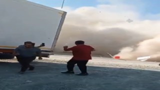 Yürekleri ağza getiren yıkım kamerada