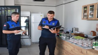 Zabıta, kahvehane ve çay ocaklarında denetim yaptı