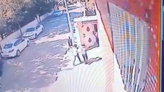 20 saniyelik bisiklet hırsızlığı güvenlik kamerasında