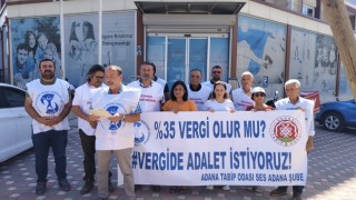 Adana'da Sağlık Çalışanları 29 Haftadır "Vergide Adalet" İçin Eylemde