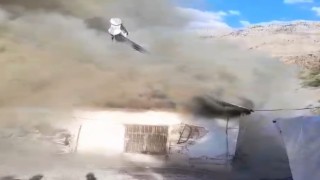 Adıyamanda çıkan yangında iki ev küle döndü