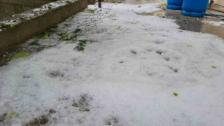Adıyamanda dolu yağışı