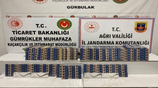 Ağrıda çok sayıda gümrük kaçağı sigara ele geçirildi