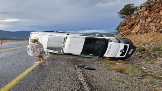 Aksekide trafik kazası: 1 yaralı