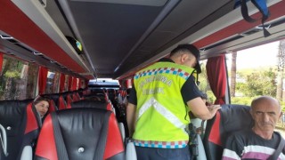 Alanyada jandarmadan trafik denetimi