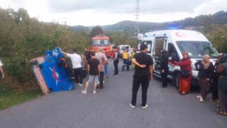 Alaplıda patpat kazası: 1 yaralı