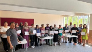 Alinda kadınları eğitimlerini tamamladı