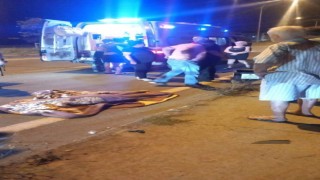 Alkollü sürücü önündeki motosiklete çarptı: 1 ölü, 2 yaralı
