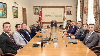 Amasyada güvenlik ve asayiş masaya yatırıldı