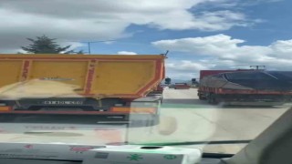 Ambulansa yol vermeyen kamyona 690 lira ceza kesildi