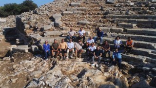 Amos Antik Kentinde tiyatro restorasyonu başlıyor
