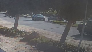 Antalyada 2 kişinin yaralandığı kaza güvenlik kamerasında