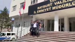 Araması olan şahıs Bayburtta yakalandı