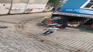 Artvinin Kemalpaşa ilçesinde tek katlı bina yaşlı adamın üzerine çöktü