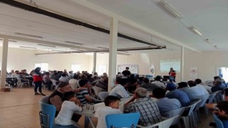 Aslanapada üreticiler süt sağım hijyeni konusunda bilgilendirildi