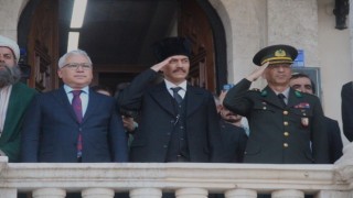 Atatürkün Sivasa gelişi canlandırıldı