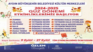 Aydın Büyükşehir Belediyesinin güz dönemi etkinlikleri başlıyor