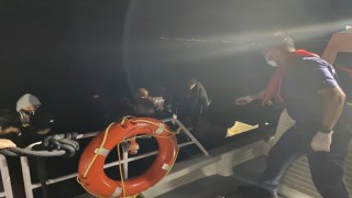 Ayvacık açıklarında 21 kaçak göçmen kurtarıldı