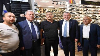 Bakan Baktan esnaf ziyareti