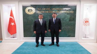 Bakan Kurum, İstanbul Büyükşehir Belediye Başkanı İmamoğlunu kabul etti