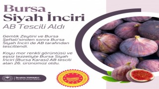Bakan Yumaklı: Bursanın siyah inciri, Gemlik zeytini ve Bursa şeftalisinden sonra AB tarafından tescillenen bir başka Bursa lezzeti oldu