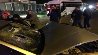 Bandırmada yola hatalı çıkan araç kazaya sebebiyet verdi: 1 ölü, 2 ağır yaralı