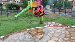 Bartında parklara kış bakımı