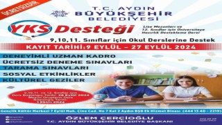 Başkan Çerçioğlu üniversiteye hazırlanan gençlerin yanında