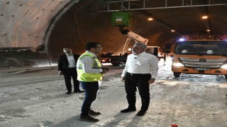 Başkan Görgel, Aşık Mahzuni Şerif Tünellerindeki çalışmaları inceledi