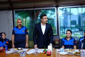 Başkan Olcar Zabıta Personelleriyle Yemekte Buluştu