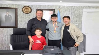Başkan Soykan, Dünya Şampiyonunu ağırladı