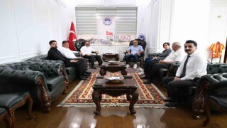 Başkan Taşkın, Abbas Güçlüyü ağırladı