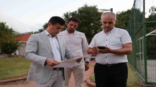 Başkan Ünlü, İçmeler Mahallesinde incelemelerde bulundu