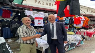 Başkan ve yardımcısı tarihi panayırda