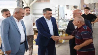 Başkan Yılmaz, Gökdere pazarı esnafıyla buluştu