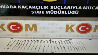 Başkentte tarihi eser operasyonu: 340 adet malzeme ele geçirdi