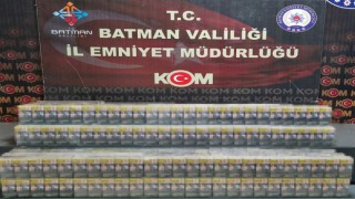 Batmanda çekici araç yerine kaçak sigara taşıdı